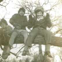 Philip Dory Sarah in tree